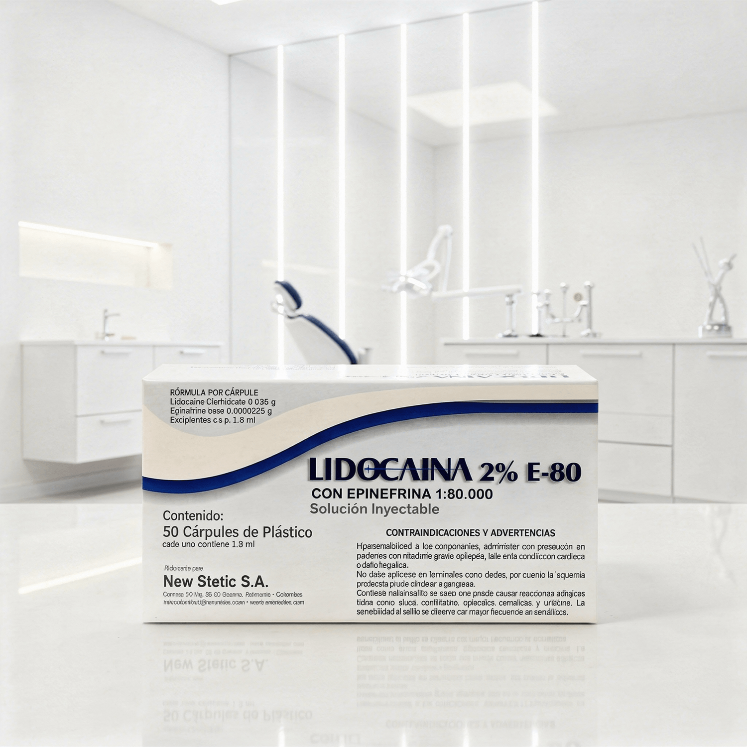 lidocaína 2% e 80